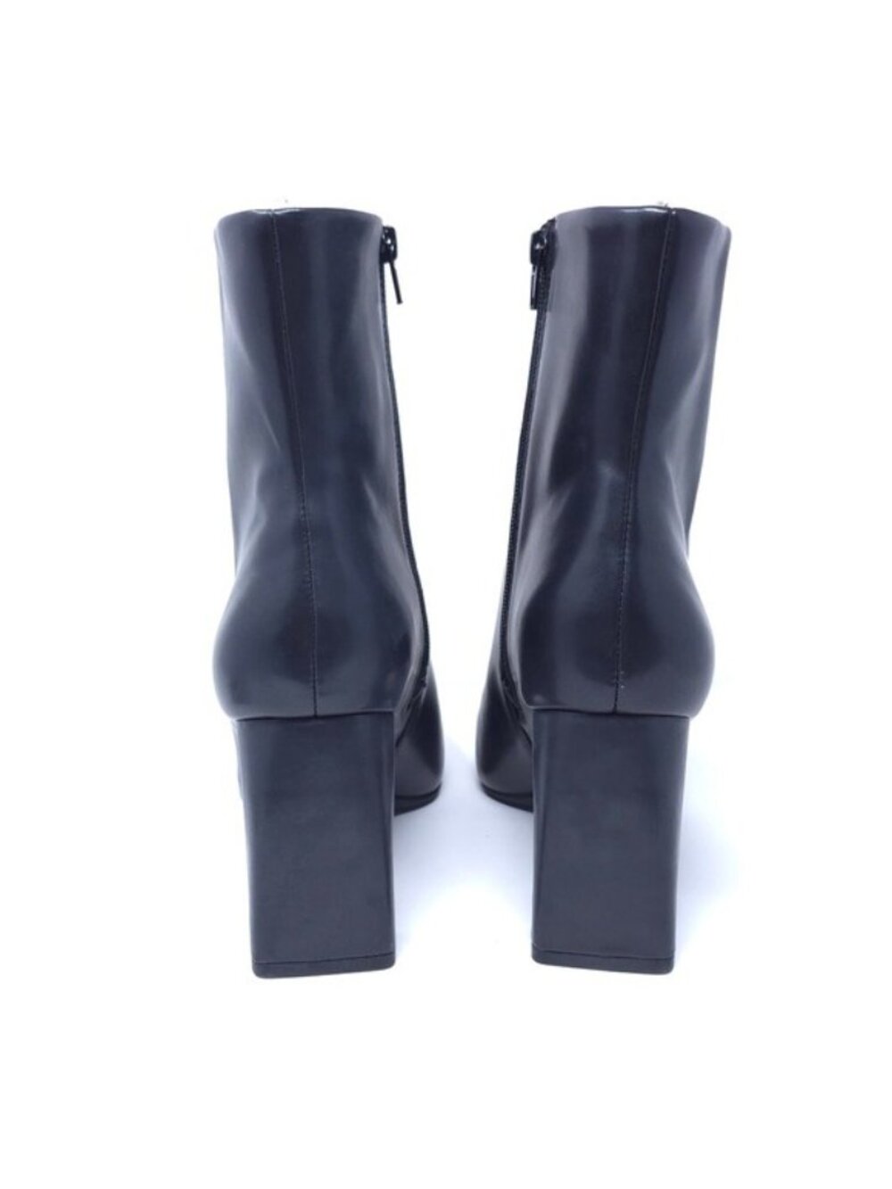 New INC Odelyap Black Faux Leather Square Toe Ankle Booties Women’s 11M - Picture 6 of 11